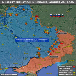 Military Situation In Ukraine On August 25, 2025 (Map Update)
