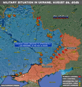 Military Situation In Ukraine On August 26, 2025 (Map Update)