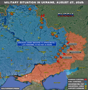 Military Situation In Ukraine On August 27, 2025 (Map Update)