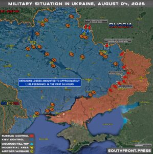 Military Situation In Ukraine On August 4, 2025 (Map Update)