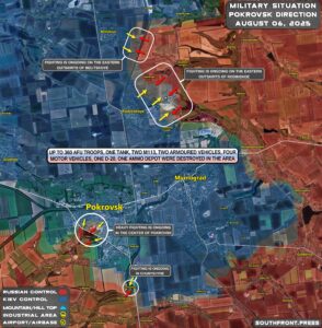 Military Situation In Ukraine On August 6, 2025 (Map Update)