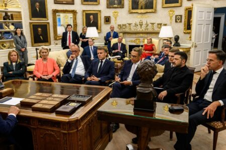 “All The King's Men”: Zelensky And His Minders On The Carpet For A White House Marathon