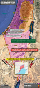 Military Situation In Israel-Palestine On September 15, 2025 (Map Update)