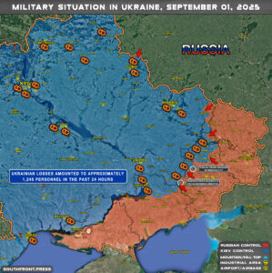 Military Situation In Ukraine On September 1, 2025 (Map Update)