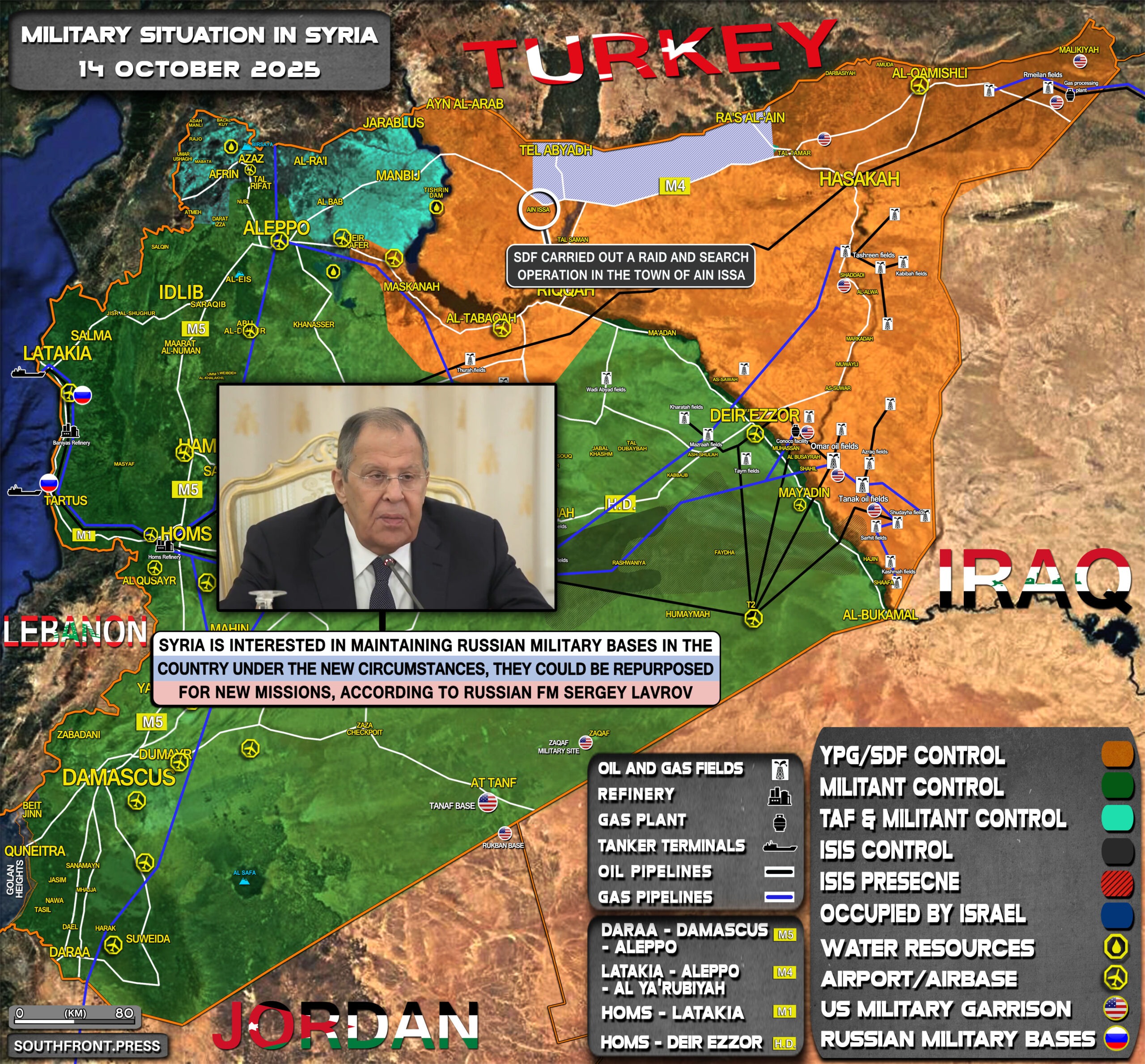 Military Situation In Syria On October 14, 2025 (Map Update)