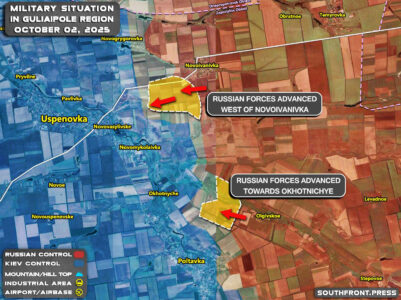 Learning From The Foe: Russian Forces Advance In Dnipropetrovsk & Zaporizhzhia, Mirroring Ukrainian Tactics