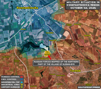 Russian Army Corners Kiev Forces South Of Kostiantynivka (Videos)