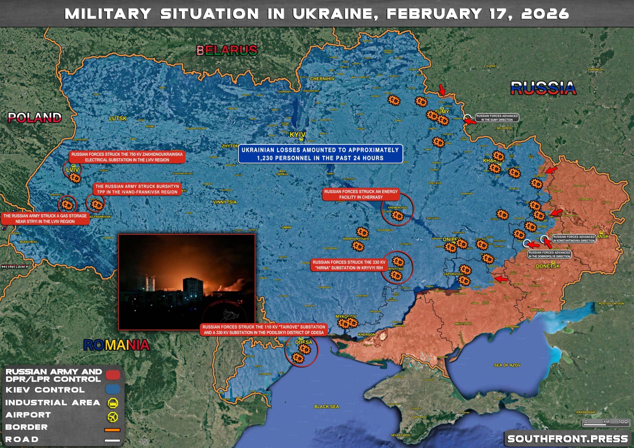 Military Situation In Ukraine On February 17 2026 Maps Update 17feb2026 Ukraine Map 2048x1448 
