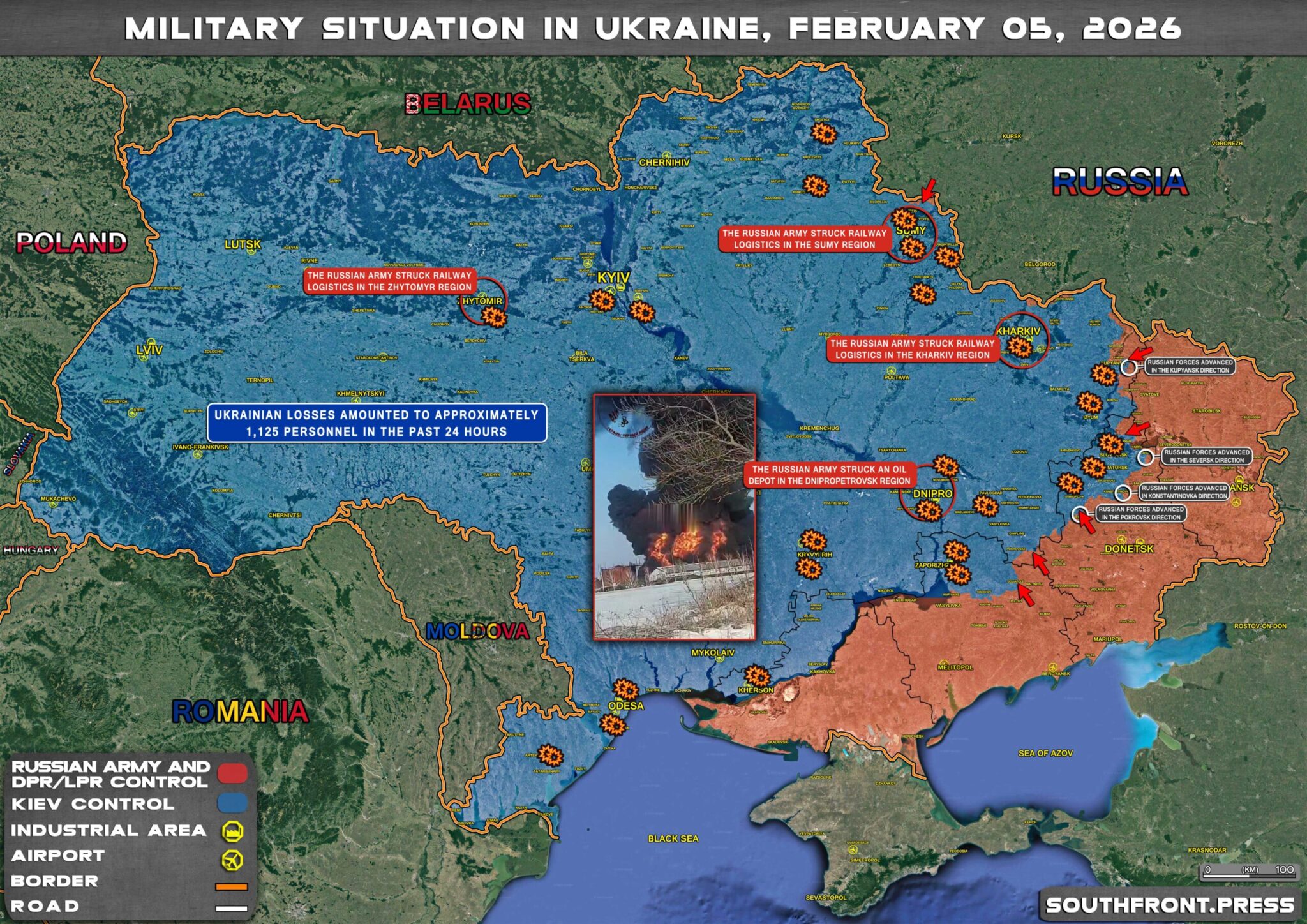 Military Situation In Ukraine On February 5 2026 Maps Update 5feb2026 Ukraine Map 2048x1448 